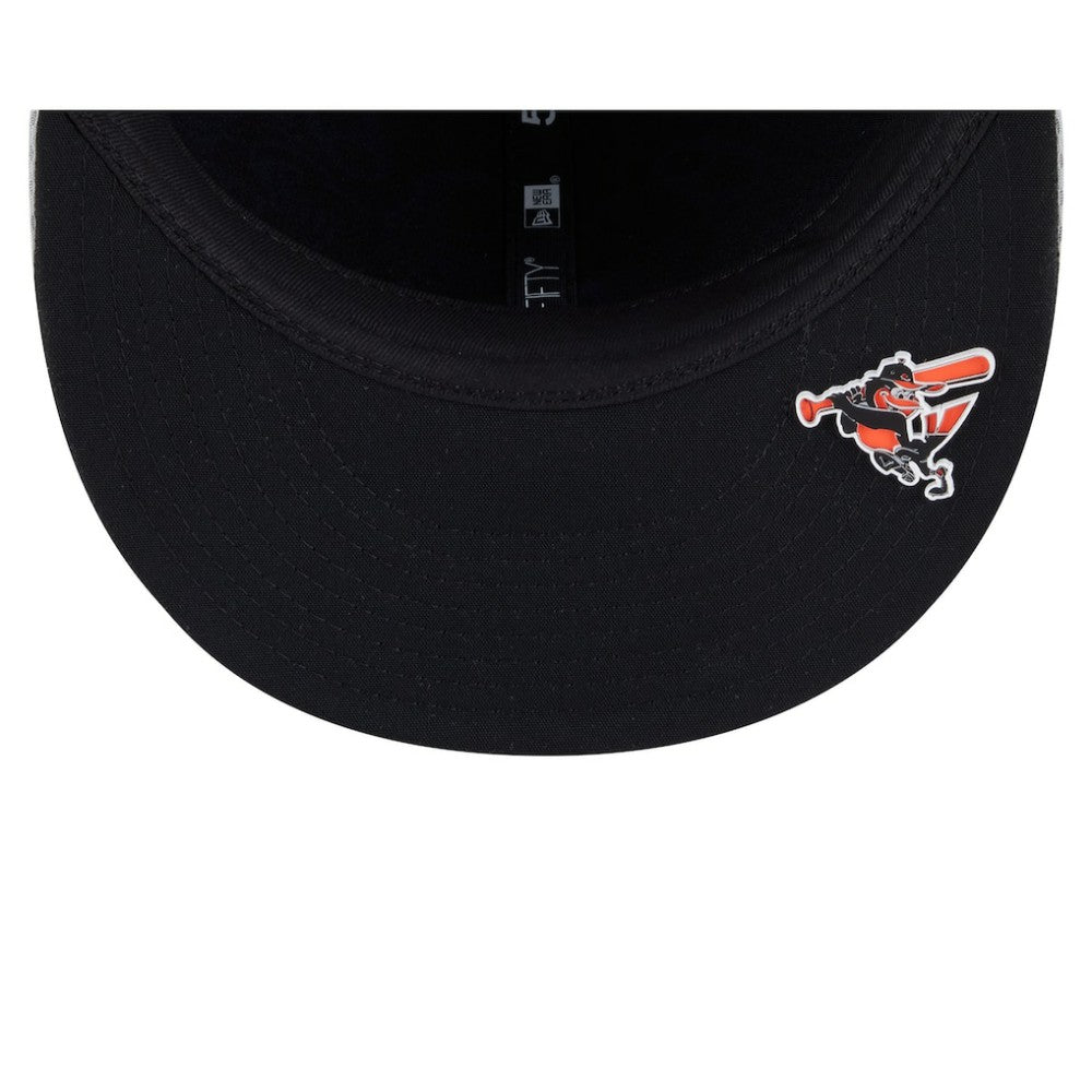 Baltimore Orioles New Era 2025 MLB Clubhouse 59FIFTY Fitted Hat - Gray Hats
