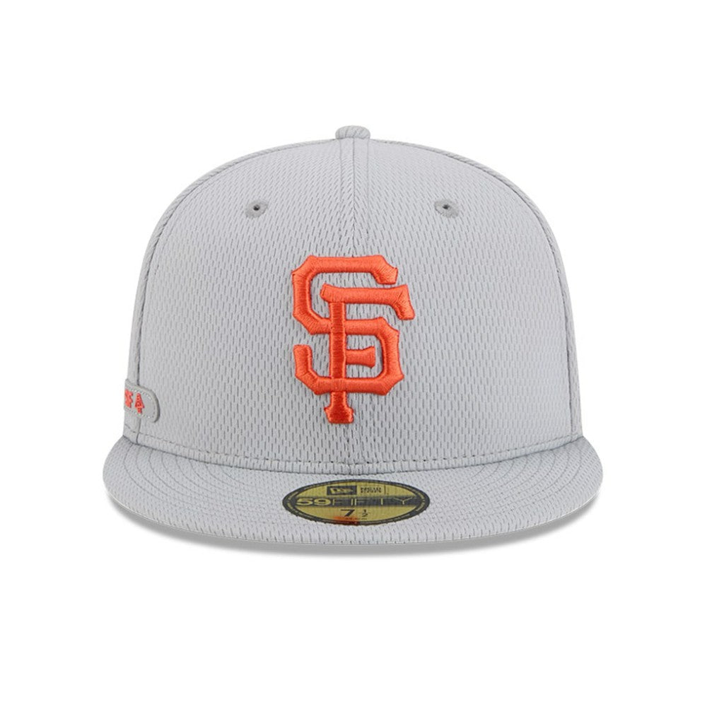 San Francisco Giants New Era 2025 MLB Clubhouse 59FIFTY Fitted Hat - Gray Hats