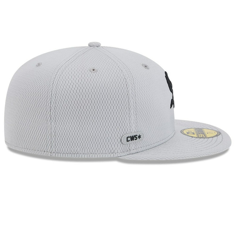 Chicago White Sox New Era 2025 MLB Clubhouse 59FIFTY Fitted Hat - Gray Hats