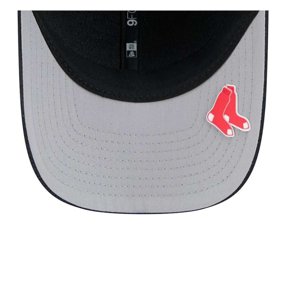 Boston Red Sox New Era 2025 MLB Clubhouse 9FORTY M-Crown Adjustable Hat - Navy Hats