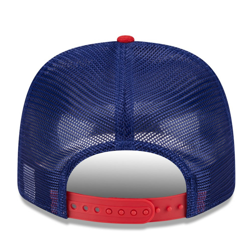 Philadelphia Phillies New Era 2025 Batting Practice 9SEVENTY Stretch-Snap Trucker Hat - Royal/Red Hats