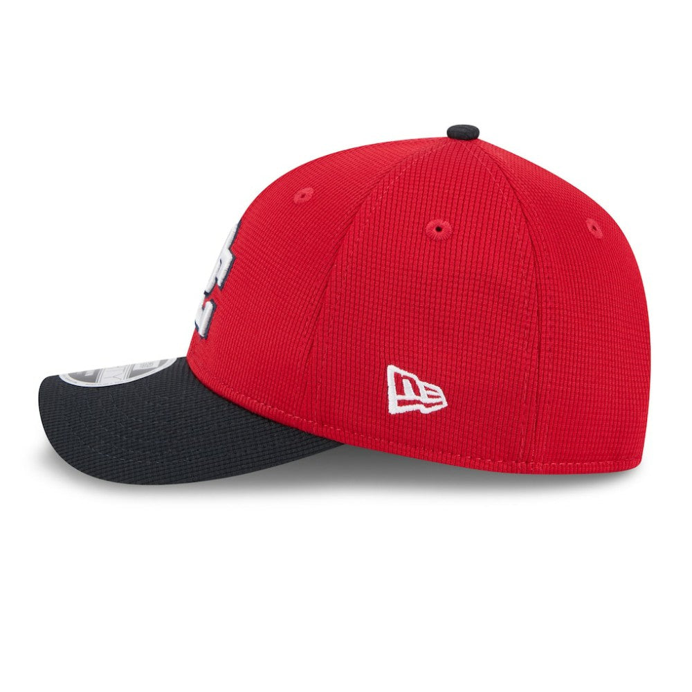 Washington Nationals New Era 2025 Batting Practice 9FORTY M-Crown Adjustable Hat - Red/Black Hats