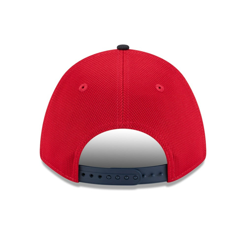 Washington Nationals New Era 2025 Batting Practice 9FORTY M-Crown Adjustable Hat - Red/Black Hats