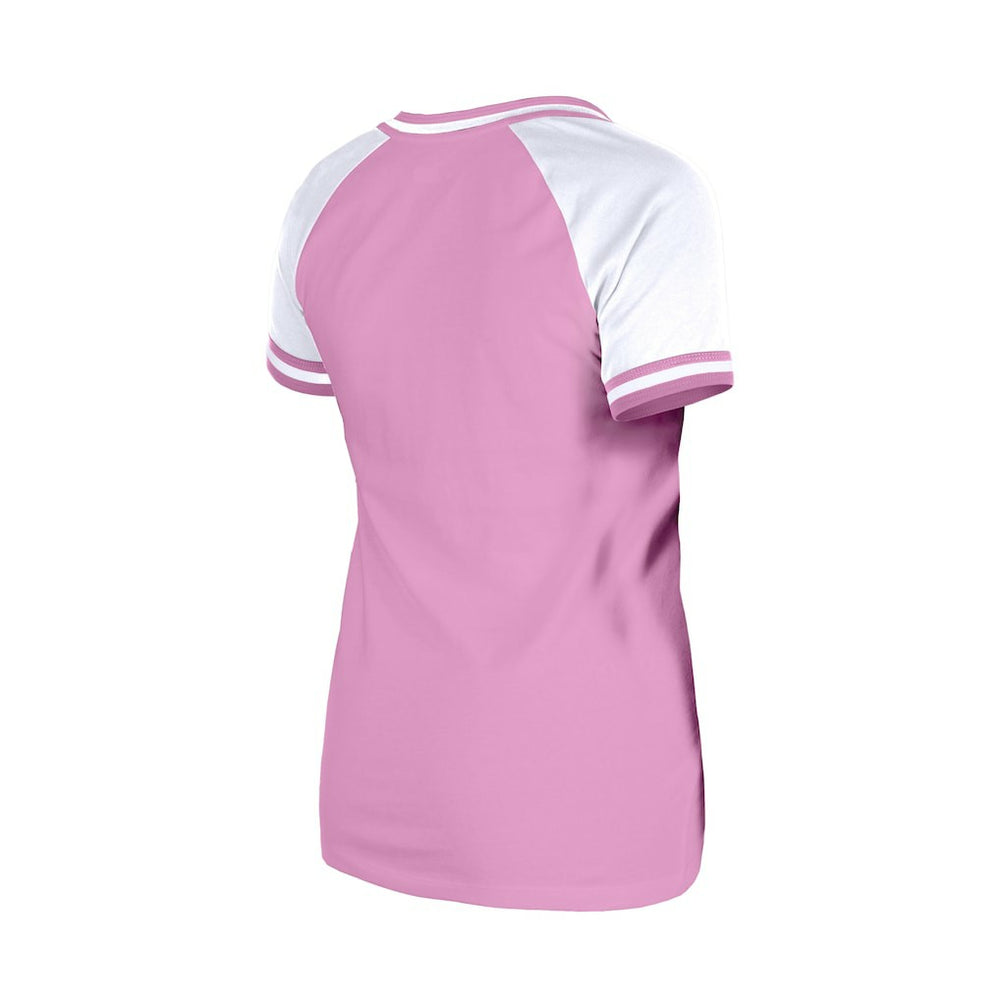 New Orleans Saints New Era Women's Mommy & Me V-Neck T-Shirt - Pink T-shirts