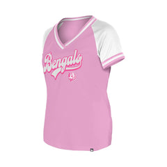 Cincinnati Bengals New Era Women's Mommy & Me V-Neck T-Shirt - Pink T-shirts