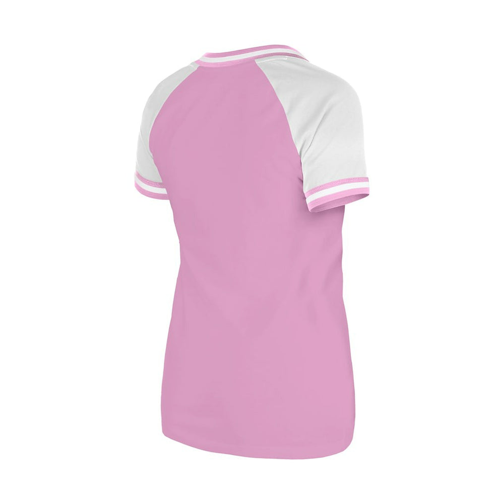San Francisco 49ers New Era Women's Mommy & Me V-Neck T-Shirt - Pink T-shirts