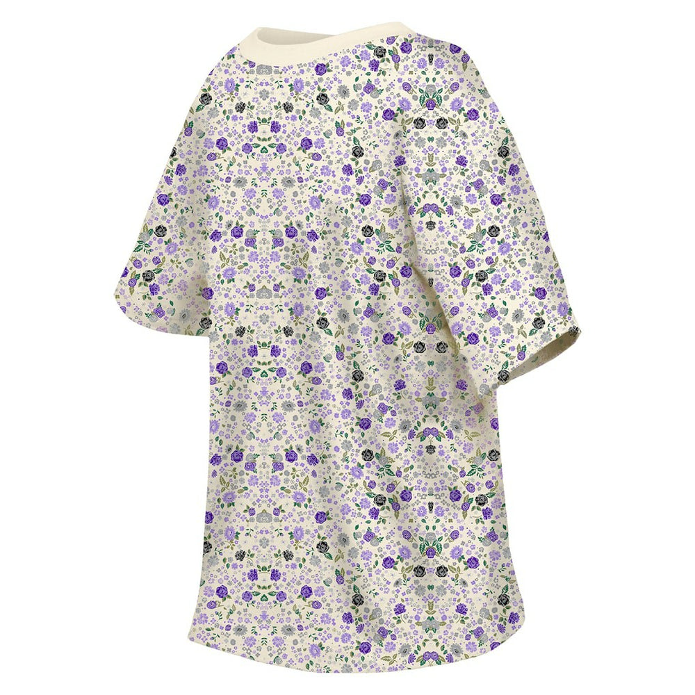 Baltimore Ravens New Era Women's Glam Game Floral Scoop Neck T-Shirt - Cream T-shirts