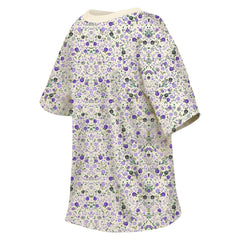 Baltimore Ravens New Era Women's Glam Game Floral Scoop Neck T-Shirt - Cream T-shirts