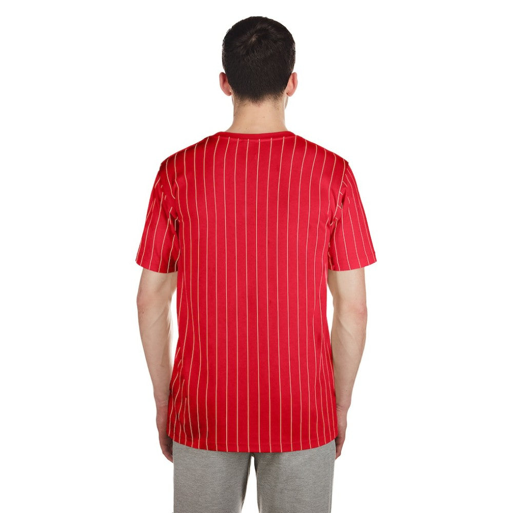 Philadelphia Phillies New Era Throwback Pinstripe T-Shirt - Red T-shirts