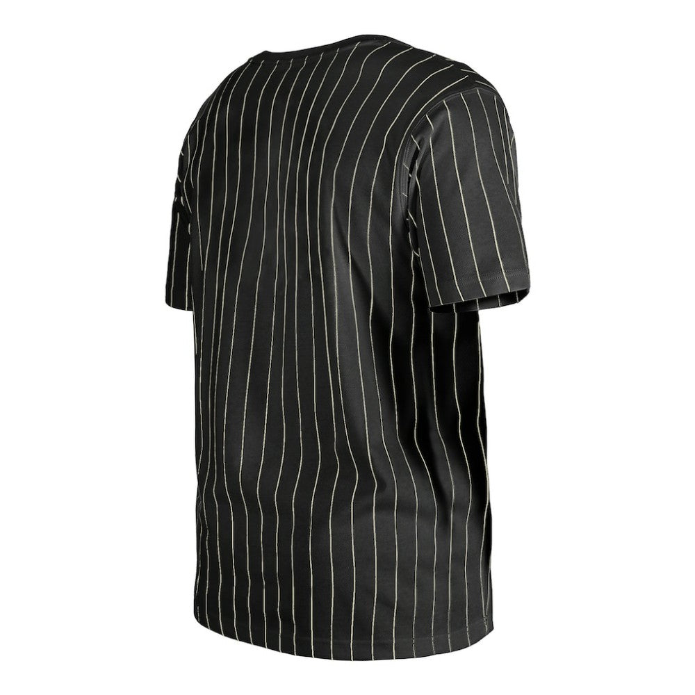 San Francisco Giants New Era Throwback Pinstripe T-Shirt - Black T-shirts
