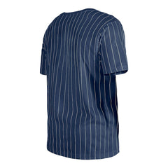 Cleveland Guardians New Era Throwback Pinstripe T-Shirt - Navy T-shirts