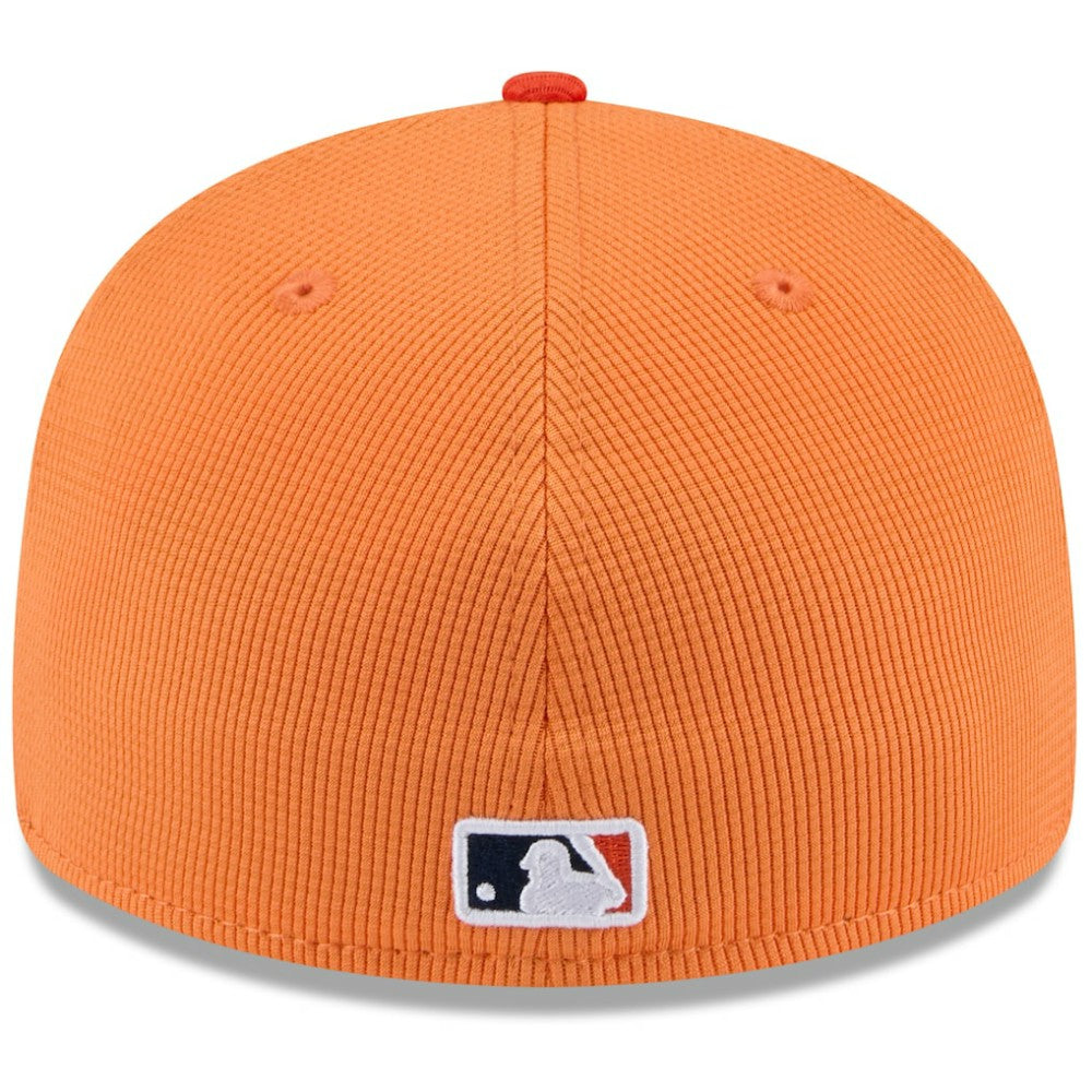 Houston Astros New Era 2025 Spring Training Low Profile 59FIFTY Fitted Hat - Orange Hats