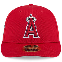 Los Angeles Angels New Era 2025 Spring Training Low Profile 59FIFTY Fitted Hat - Red Hats