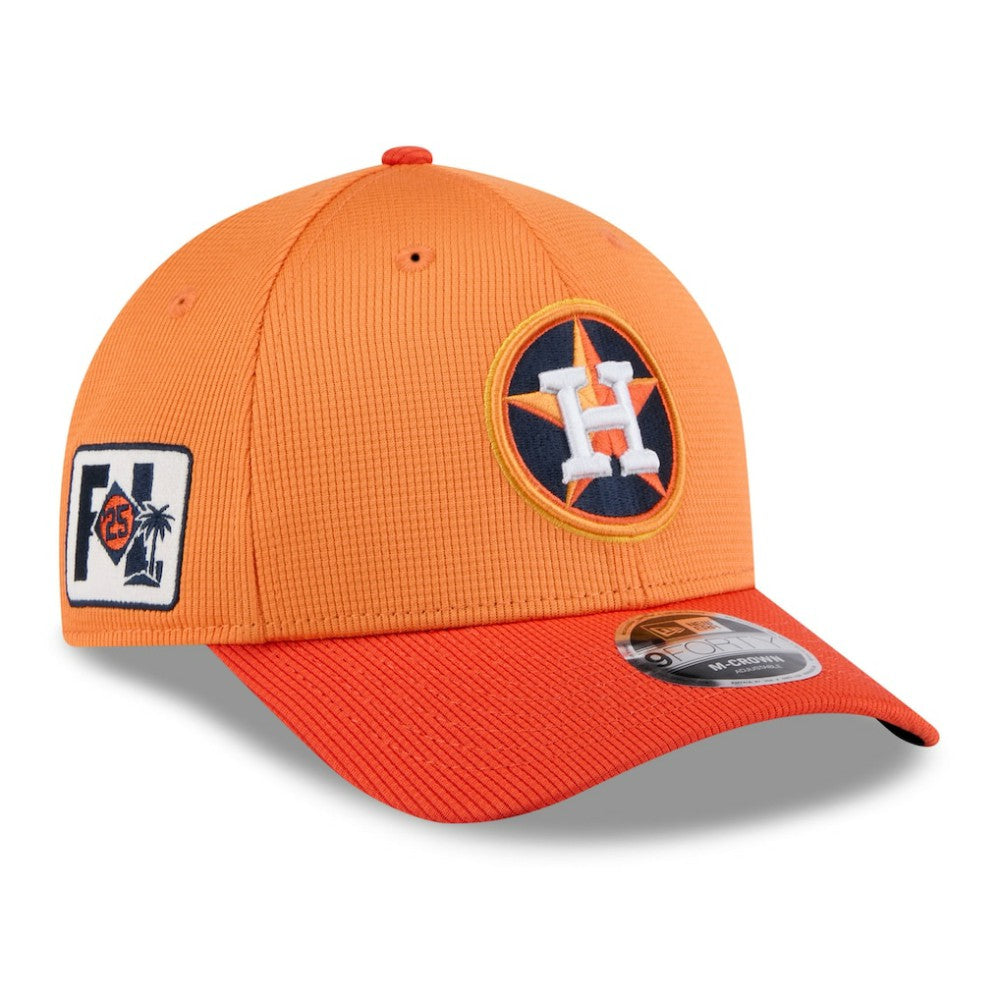 Houston Astros New Era 2025 Spring Training 9FORTY Adjustable Hat - Orange Hats