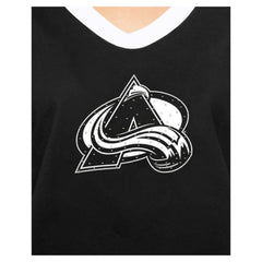 Colorado Avalanche New Era Women's Game Day Rhinestuds T-Shirt - Black | US 201889149