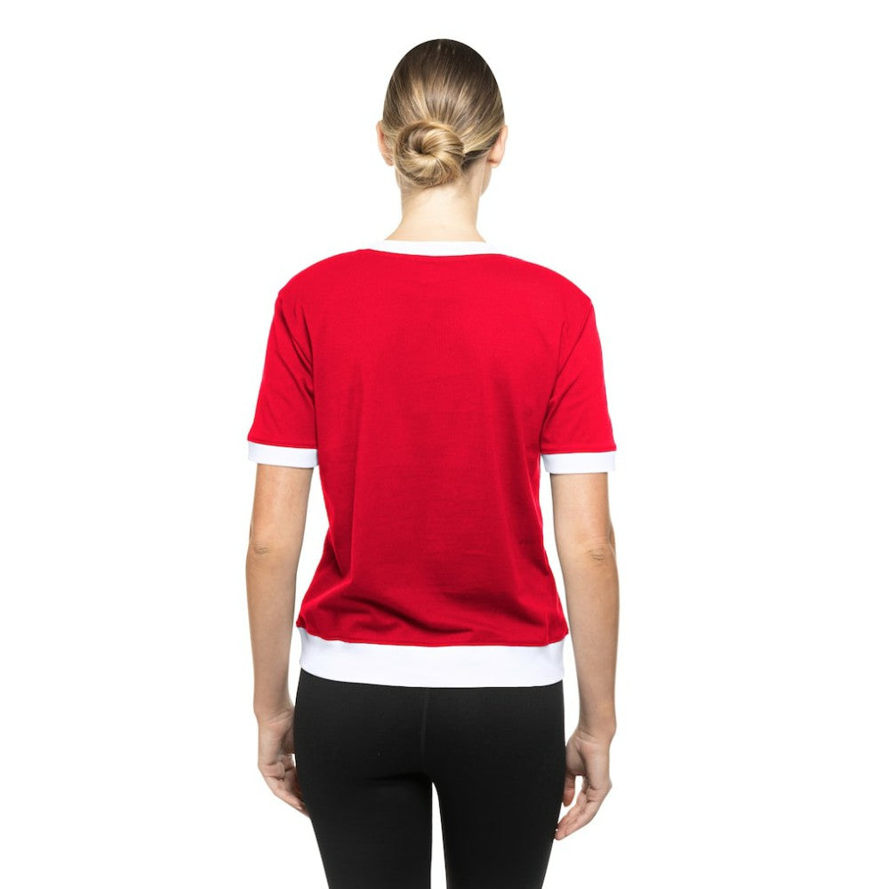 New Jersey Devils New Era Women's Game Day Rhinestuds T-Shirt - Red | US 201889151