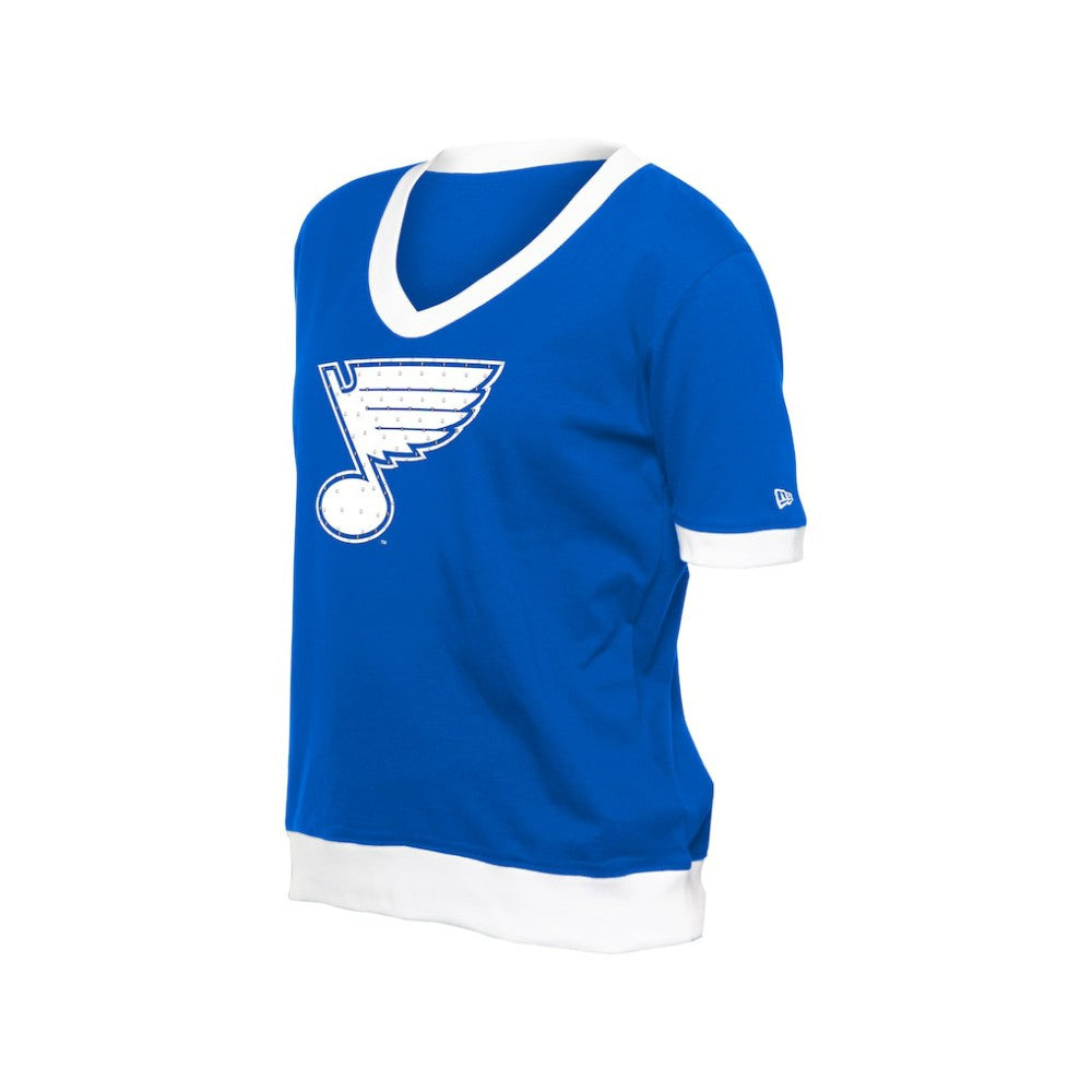 St. Louis Blues New Era Women's Game Day Rhinestuds T-Shirt - Blue | US 201889155