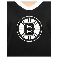 Boston Bruins New Era Women's Game Day Rhinestuds T-Shirt - Black | US 201889174