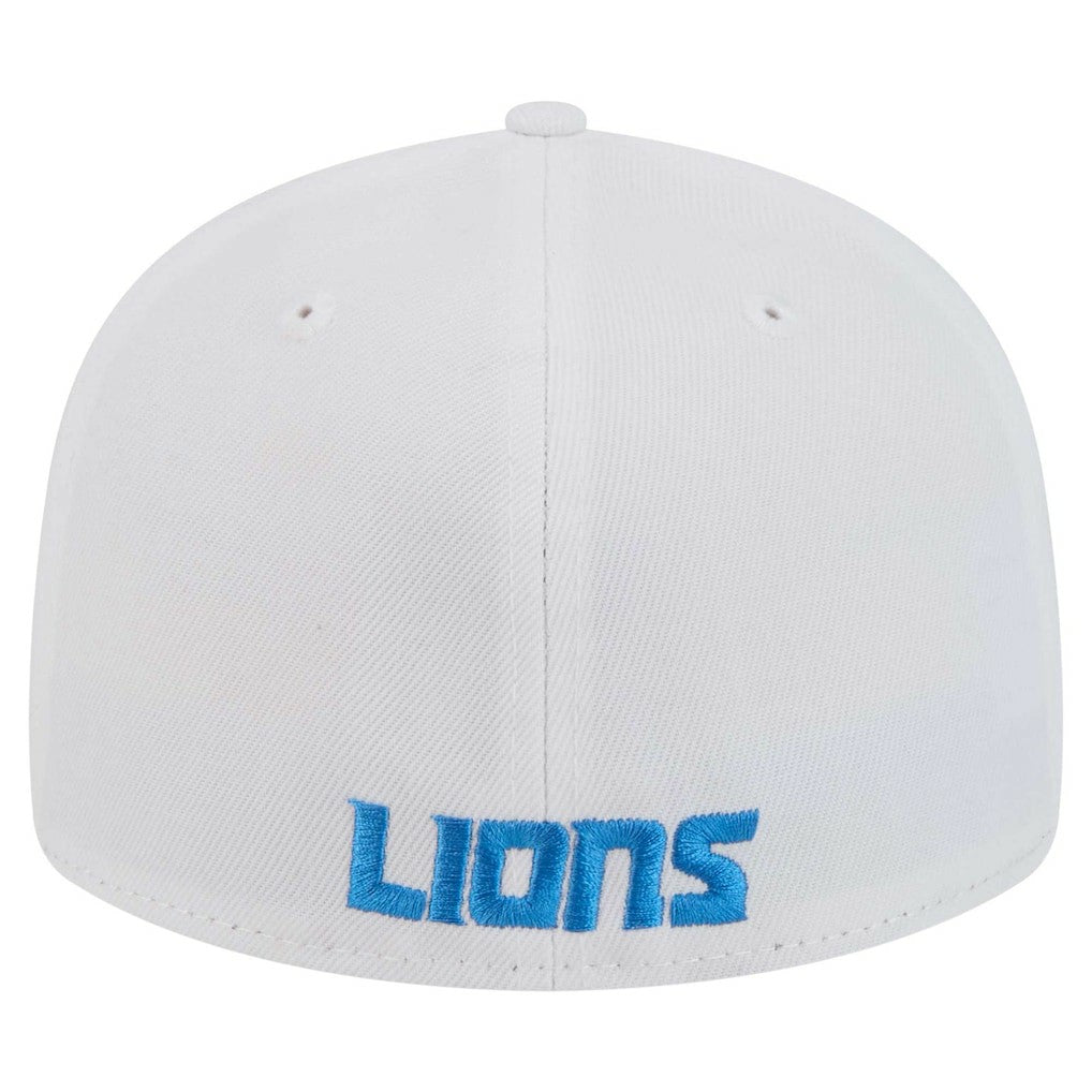 Detroit Lions New Era Omaha Low Profile 59FIFTY Fitted Hat - White Hats