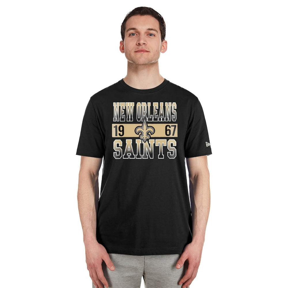 New Orleans Saints New Era City Team T-Shirt - Black T-shirts