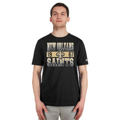 New Orleans Saints New Era City Team T-Shirt - Black T-shirts