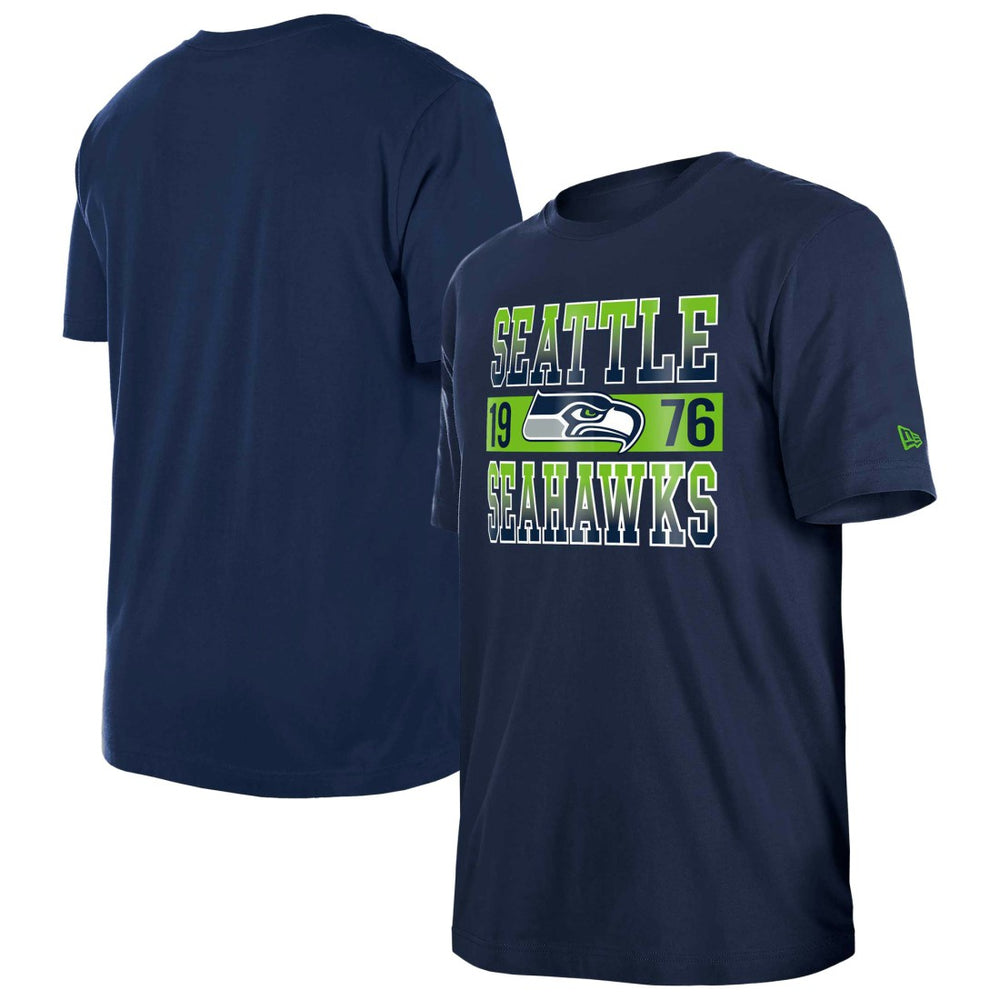 Seattle Seahawks New Era City Team T-Shirt - College Navy T-shirts