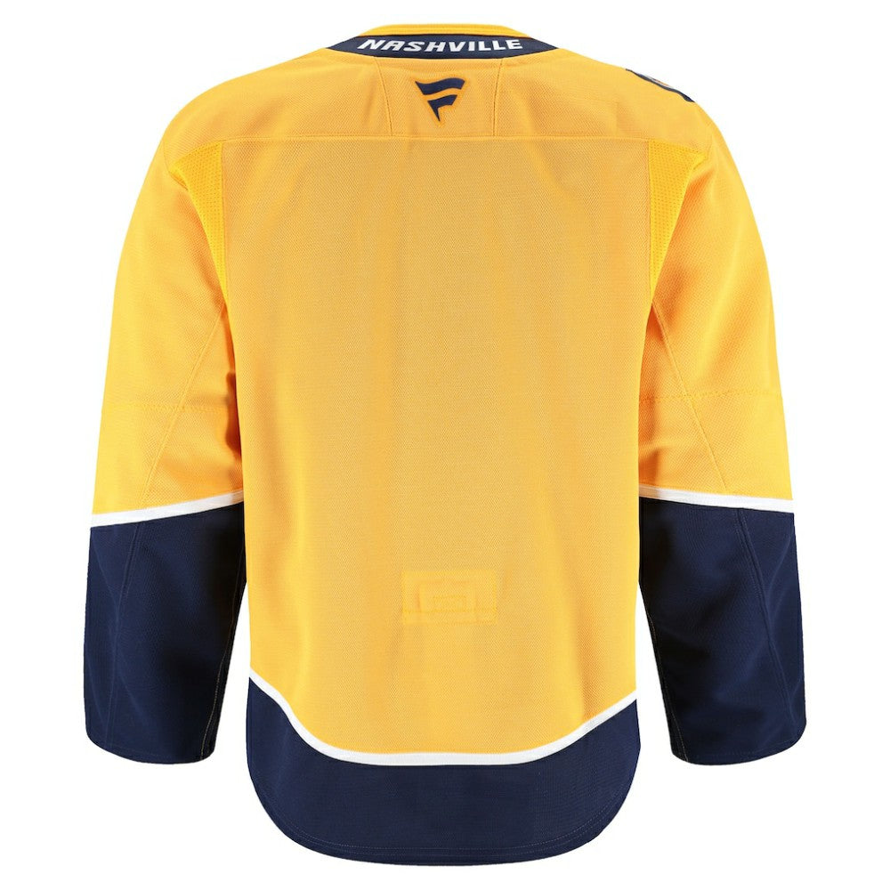 Nashville Predators Fanatics Home Authentic Pro Jersey - Yellow | US 201897975