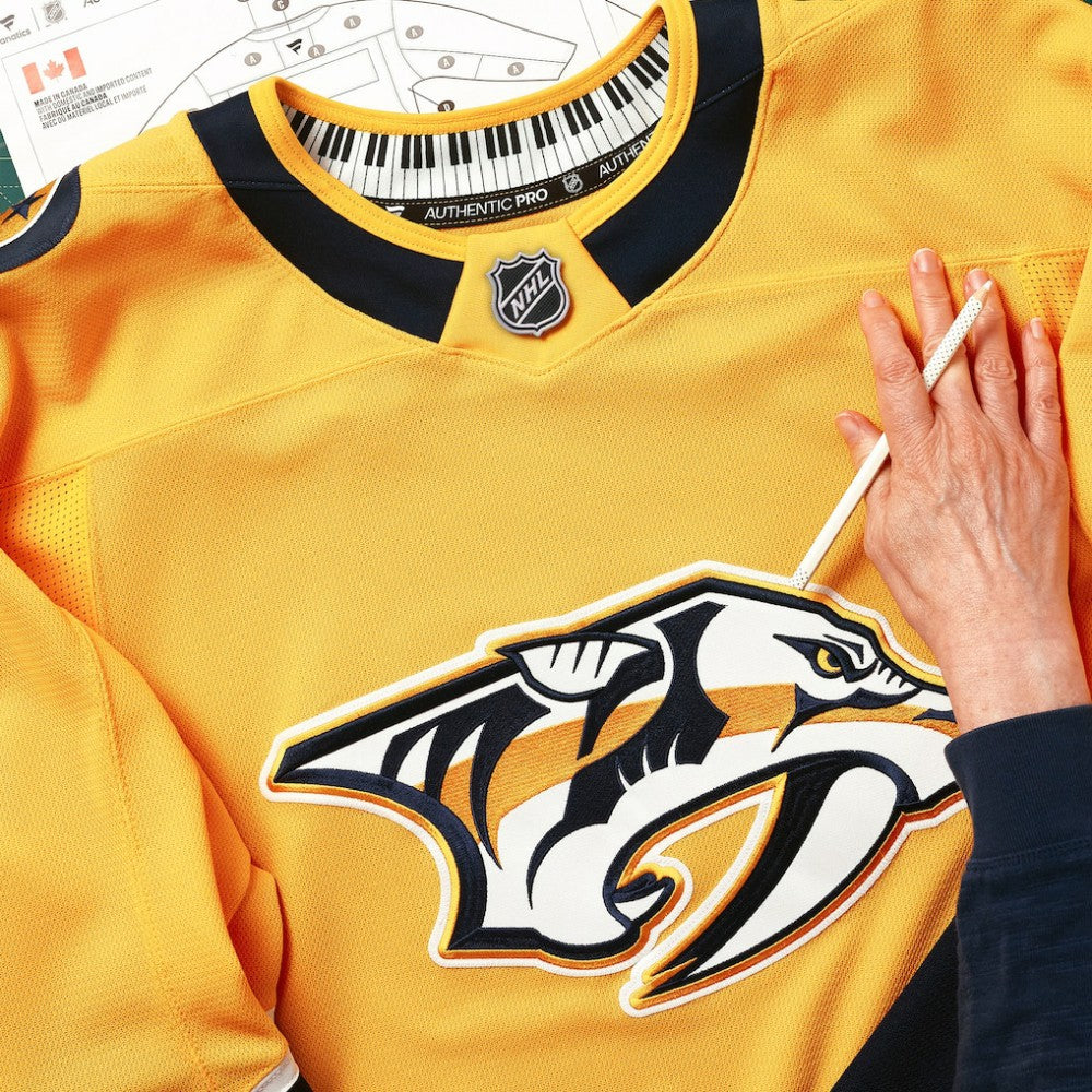 Nashville Predators Fanatics Home Authentic Pro Jersey - Yellow | US 201897975