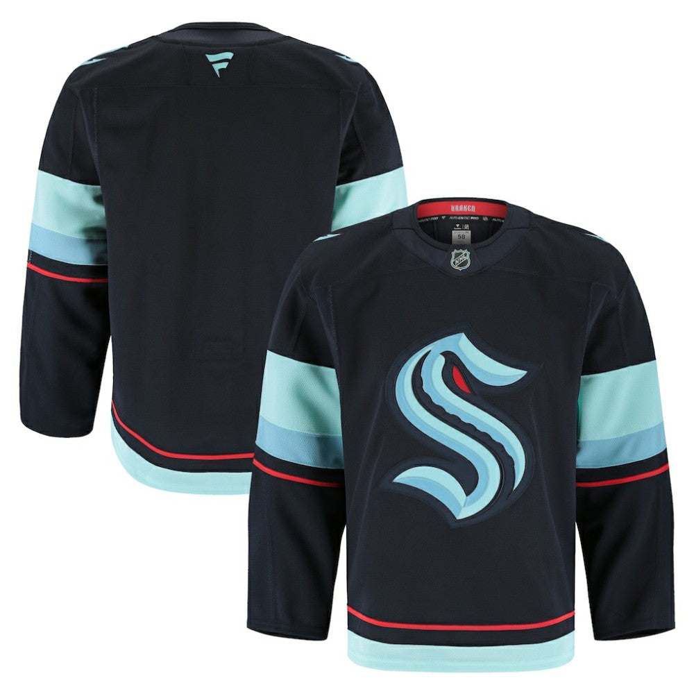 Seattle Kraken Fanatics Home Authentic Pro Jersey - Deep Sea Blue | US 201897983