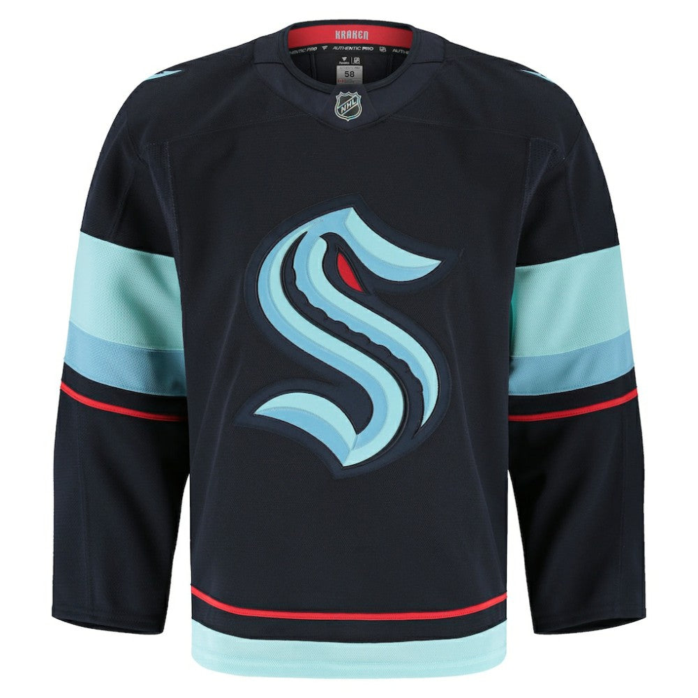 Seattle Kraken Fanatics Home Authentic Pro Jersey - Deep Sea Blue | US 201897983