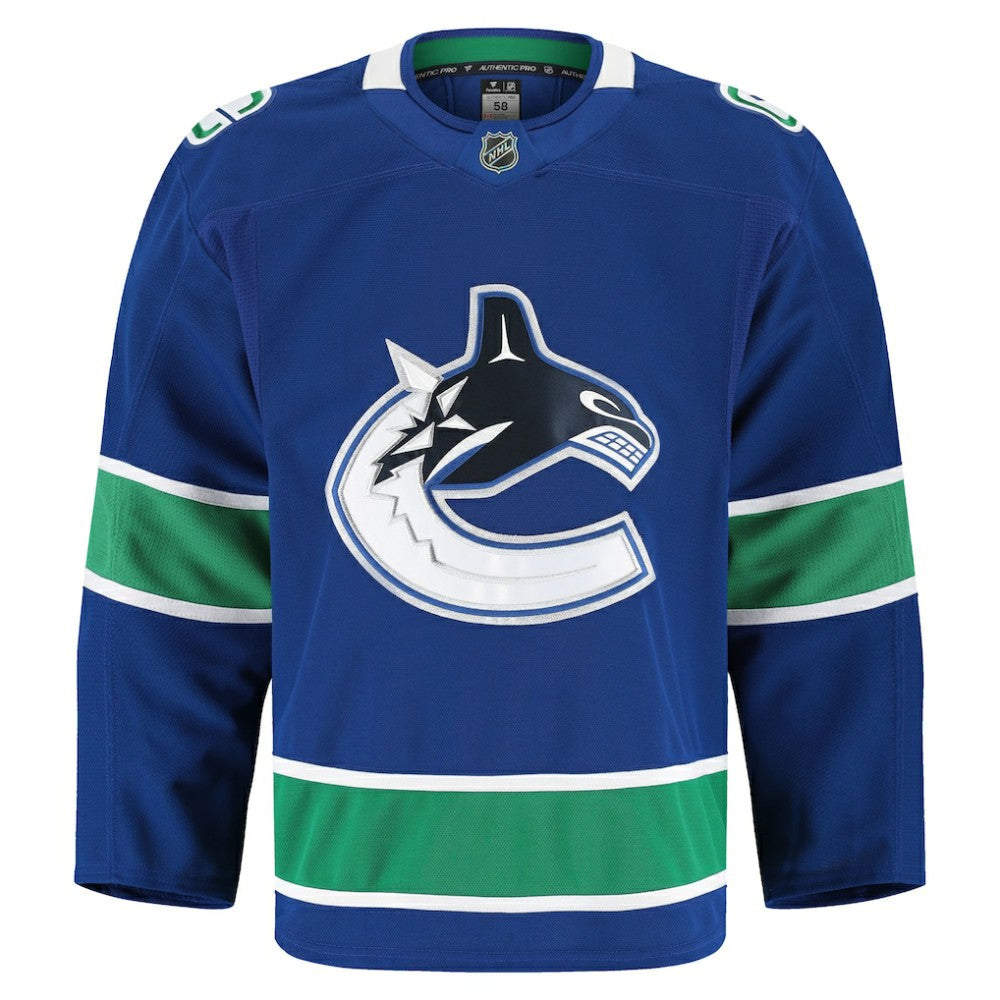 Vancouver Canucks Fanatics Home Authentic Pro Jersey - Blue | US 201897987