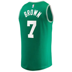Jaylen Brown Boston Celtics 2024 NBA Finals Champions Fast Break Replica Player Jersey Kelly Green Icon Edition - Fanatics