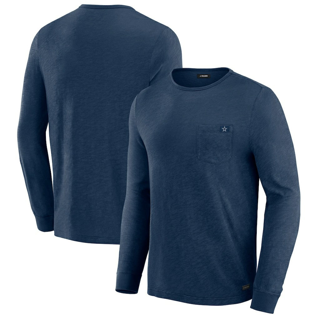 Dallas Cowboys J. Palmer In-The-Pocket Long Sleeve T-Shirt - Navy T-shirts