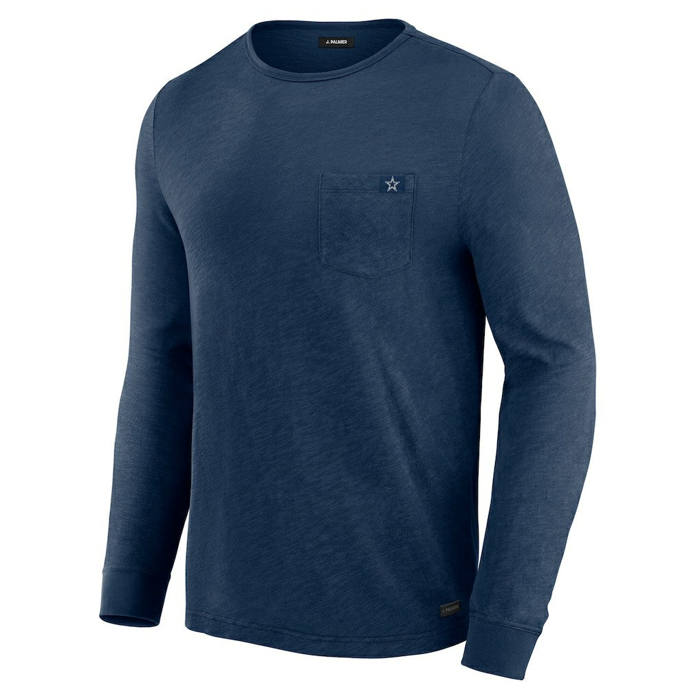 Dallas Cowboys J. Palmer In-The-Pocket Long Sleeve T-Shirt - Navy T-shirts