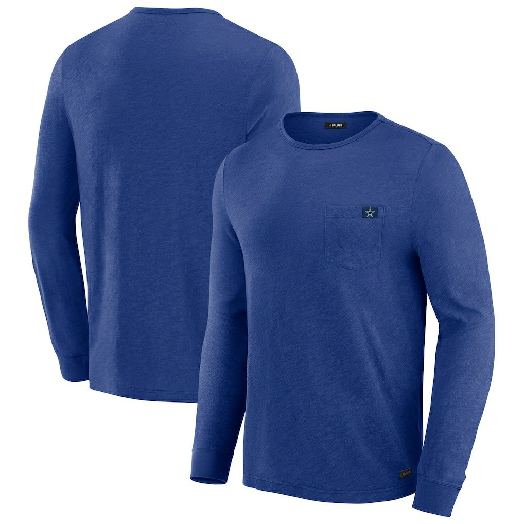 Dallas Cowboys J. Palmer In-The-Pocket Long Sleeve T-Shirt - Blue T-shirts