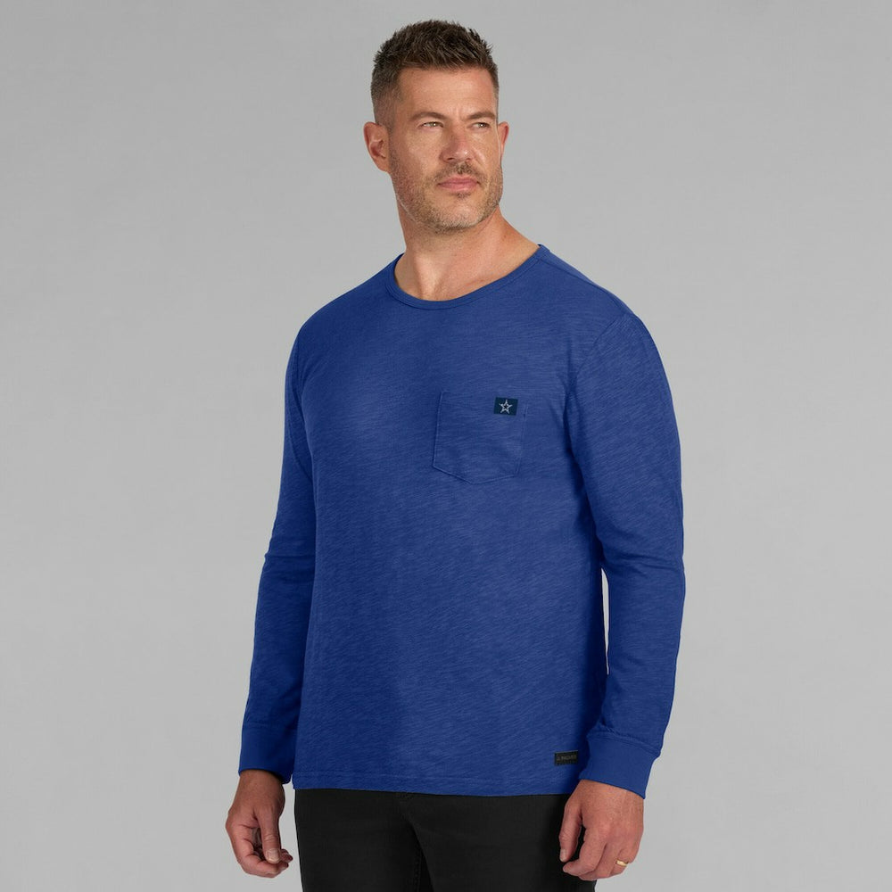 Dallas Cowboys J. Palmer In-The-Pocket Long Sleeve T-Shirt - Blue T-shirts