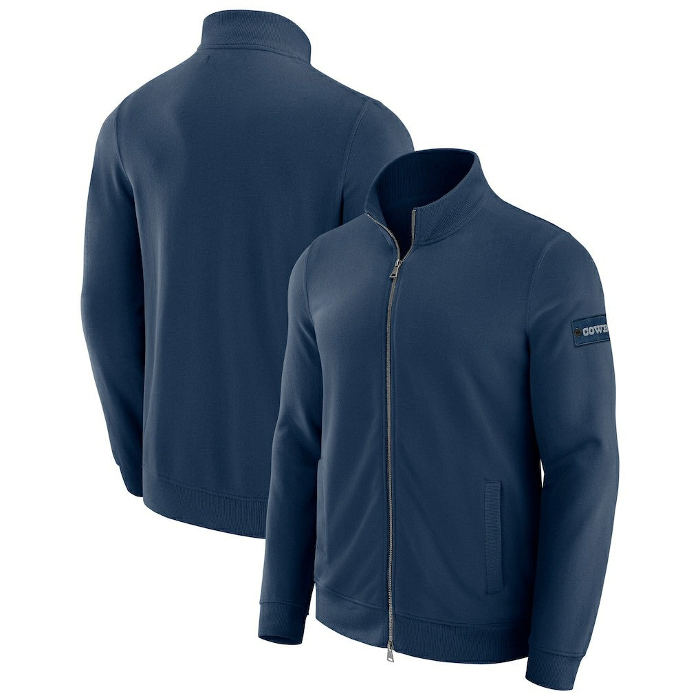 Dallas Cowboys J. Palmer QB1 Full-Zip Sweatshirt - Navy Sweatshirts