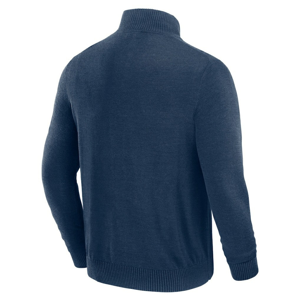 Dallas Cowboys J. Palmer Franchise Quarter-Zip Sweater - Navy