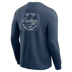 Dallas Cowboys Darius Rucker Collection Washed Waffle-Knit Long Sleeve T-Shirt - Navy T-shirts