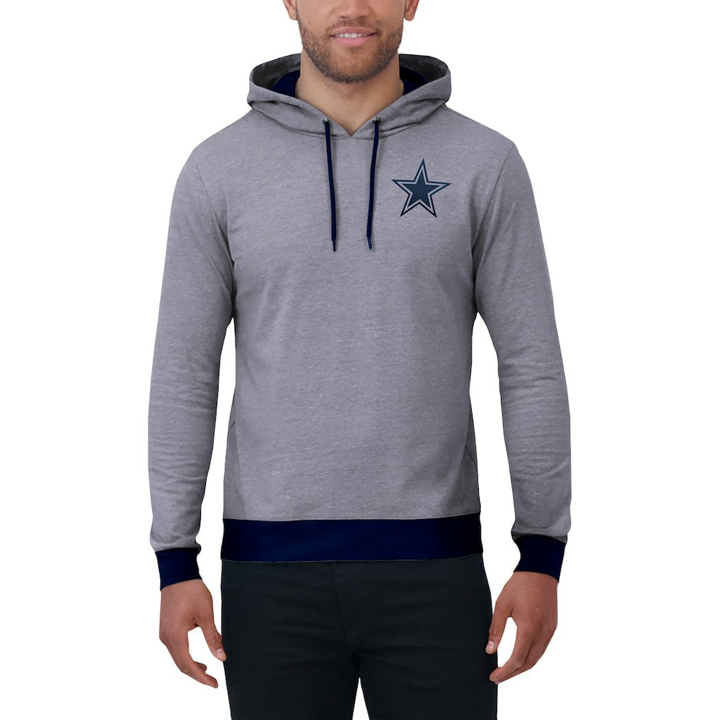 Dallas Cowboys Darius Rucker Collection Tonal Knit Pullover Hoodie - Navy Hoodies
