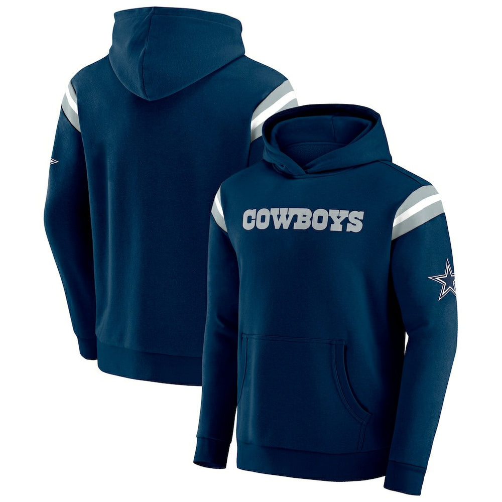 Dallas Cowboys Darius Rucker Collection Football Washed Pullover Hoodie - Navy Hoodies