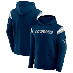 Dallas Cowboys Darius Rucker Collection Football Washed Pullover Hoodie - Navy Hoodies