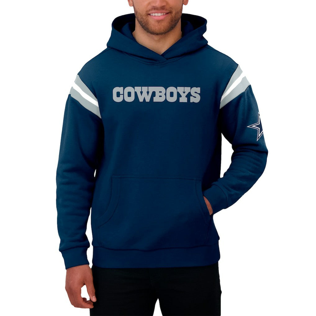 Dallas Cowboys Darius Rucker Collection Football Washed Pullover Hoodie - Navy Hoodies