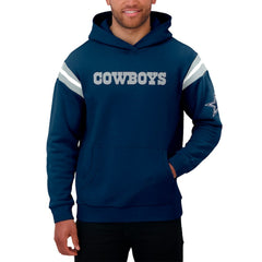 Dallas Cowboys Darius Rucker Collection Football Washed Pullover Hoodie - Navy Hoodies