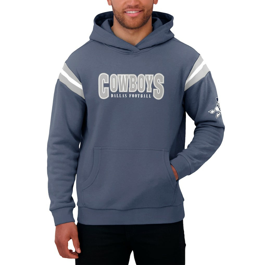 Dallas Cowboys Darius Rucker Collection Throwback Pullover Hoodie - Navy Hoodies