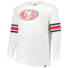 San Francisco 49ers '47 Big & Tall Premier Brex Long Sleeve T-Shirt - White T-shirts