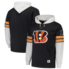 Cincinnati Bengals '47 Big & Tall Lacer Pullover Hoodie - Black Hoodies