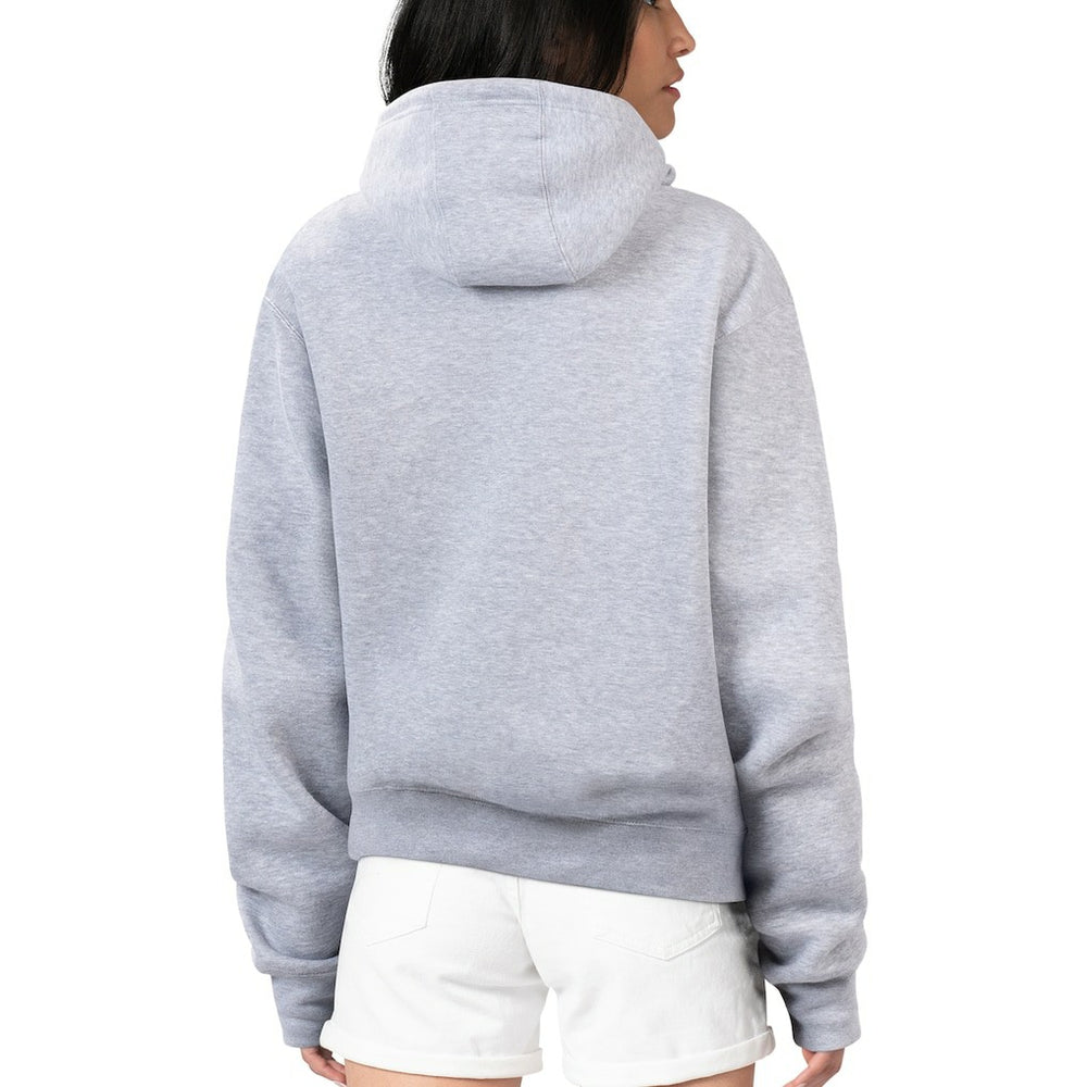 Washington Commanders G-III 4Her by Carl Banks Women's Flowers Team Logo Graphic Fleece Pullover Hoodie - Heather Gray Hoodies