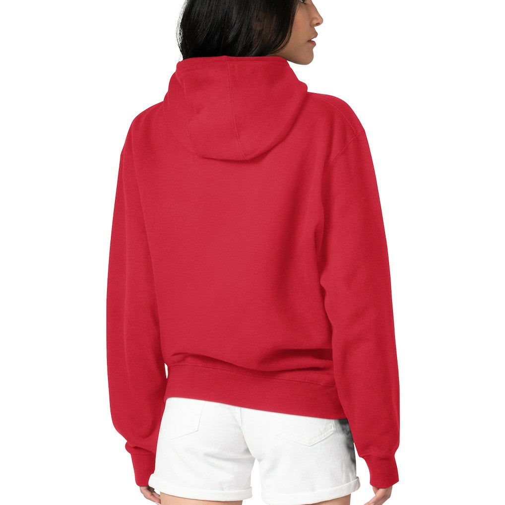 Kansas City Chiefs G-III 4Her by Carl Banks Women's Flowers Team Logo Graphic Fleece Pullover Hoodie - Red Hoodies