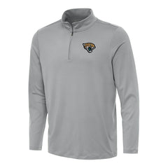Jacksonville Jaguars Antigua Reprocess Quarter-Zip Top - Gray Tops